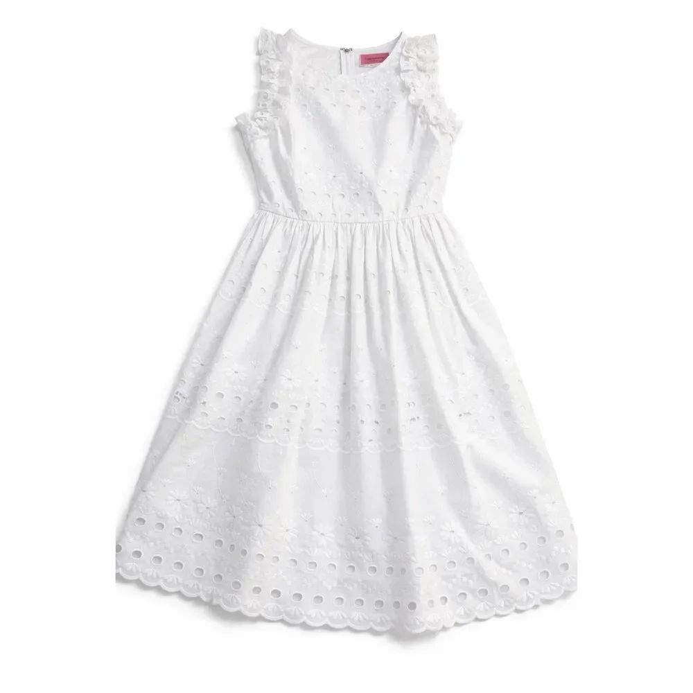 Kate Spade New York White Eyelet Dress Size 0